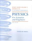 Cover of: Physics for Scientists and Engineers Study Guide, Vol. 2