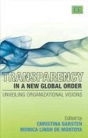 Cover of: Transparency in a New Global Order