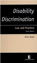 Cover of: Disability Discrimination | Brian John Doyle