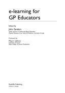 Cover of: e-Learning for GP educators