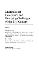Cover of: Multinational Enterprises and Emerging Challenges of the 21st Century