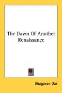 Cover of: The Dawn Of Another Renaissance