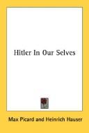 Cover of: Hitler In Our Selves