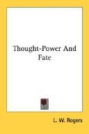 Cover of: Thought-Power And Fate