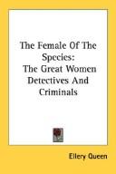 Cover of: The Female Of The Species by Ellery Queen