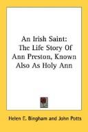 An Irish saint by Helen E. Bingham