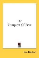 Cover of: The Conquest Of Fear