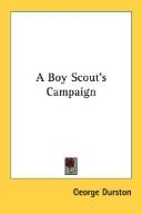 Cover of: A Boy Scout's Campaign