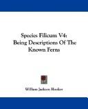 Cover of: Species Filicum V4: Being Descriptions Of The Known Ferns