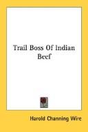 Cover of: Trail Boss Of Indian Beef