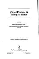 Cover of: Opioid Peptides in Biological Fluids