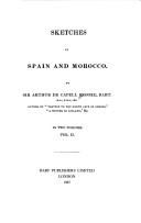 Cover of: Sketches in Spain and Morocco by Sir A.D. Brook
