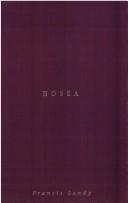 Cover of: Hosea (Readings: a New Biblical Commentary) by Francis Landy