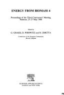 Cover of: Energy from Biomass 4: Proceedings of the Third Contractors' Meeting, Paestum, 25-27 May 1988 (Third Ec Biomass Development Programme)