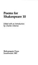 Poems for Shakespeare