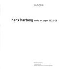 Cover of: Hans Hartung by Jennifer Mundy