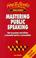 Cover of: Mastering Public Speaking