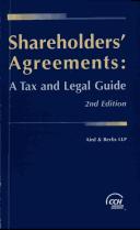 Cover of: Shareholders Agreements: A Tax and Legal Guide
