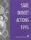 Cover of: State Budget Actions 1995