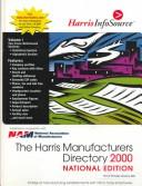 Cover of: Harris Manufacturers Directory 2000: National Edition (Harris Manufacturers Directory National Edition)