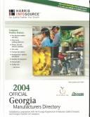 Cover of: 2004 Official Georgia Manufacturers Directory