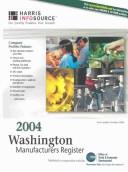 Cover of: 2004 Washington Manufacturers Register