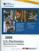 Cover of: U.S. Eletronics Manufacturers Database 2006 (Us Electronics Manufacturers Database)