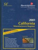 Cover of: 2001 California Manufacturers Register