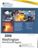 Cover of: 2006 Washington Manufacturers Register