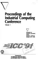 Cover of: Industrial Computing Conference Proceedings