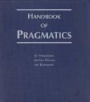 Cover of: Hanbook of Pragmatics by Jef Verschueren, Jan-Ola Ostman, Jan Blommaert