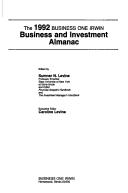 Cover of: The Business One Irwin Business and Investment Almanac, 1992