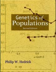 Genetics of populations by Philip W. Hedrick