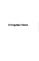 A forgotten vision by Shuja Alhaq