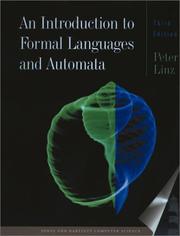 An introduction to formal languages and automata by Peter Linz
