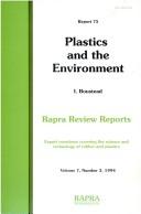 Cover of: Plastics and the environment