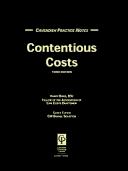 Practice Notes on Contentious Costs (Practice Notes Series)