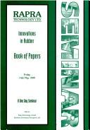 Cover of Innovations in Rubber by 