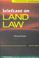 Cover of: Briefcase on Land Law 4/e (Cavendish Briefcase)