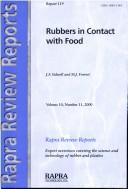 Cover of: Rubbers in Contact with Food: Review Reports