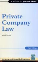 Cover of: Practice Notes on Private Company Law (Practice Notes) by Stamp