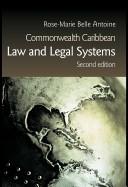 Cover of: Commonwealth Caribbean Law and Legal Systems 2/e by Rose-Ma Antoine