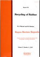 Cover of Recycling of Rubber by h.j. manuel,w. dierkes
