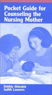 Cover of: Pocket Guide for Counseling the Nursing Mother