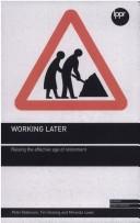 Cover of: Working Later