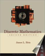 Cover of: Discrete mathematics by James L. Hein