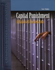 Cover of: Capital Punishment in America by Evan J. Mandery