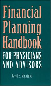 Cover of: Financial Planning Handbook for Physicians and Advisors