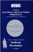 Cover of: Electrical and Electronic Principles (Electrical & Electronic Principles)