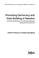 Cover of: PROMOTING DEMOCRACY AND STATE BUILDING IN PALESTINE: DONOR ASSISTANCE TO THE PALESTINIAN LEGISLATIVE...